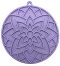 Lotus Design emat - Enrichment Lick Mat For Dogs and Cats - With Suction Cups | USA Made Pastel Purple Lotus emat