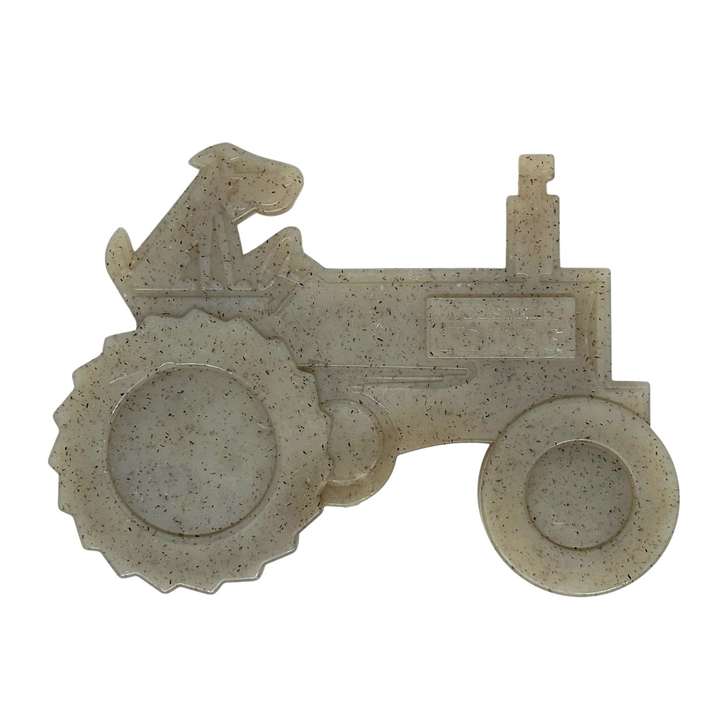 Tractor Nylon Dog Toy for Aggressive Chewers | USA Made | SodaPup Tractor - Brown