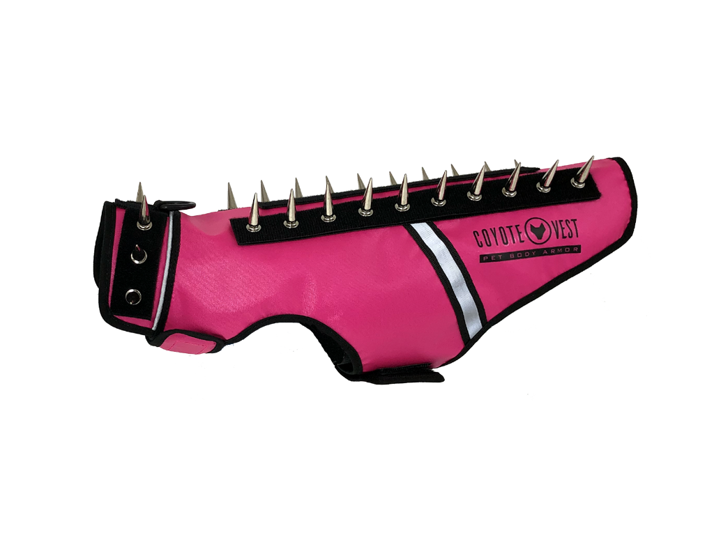 SpikeVest for Cats Small Neon Pink