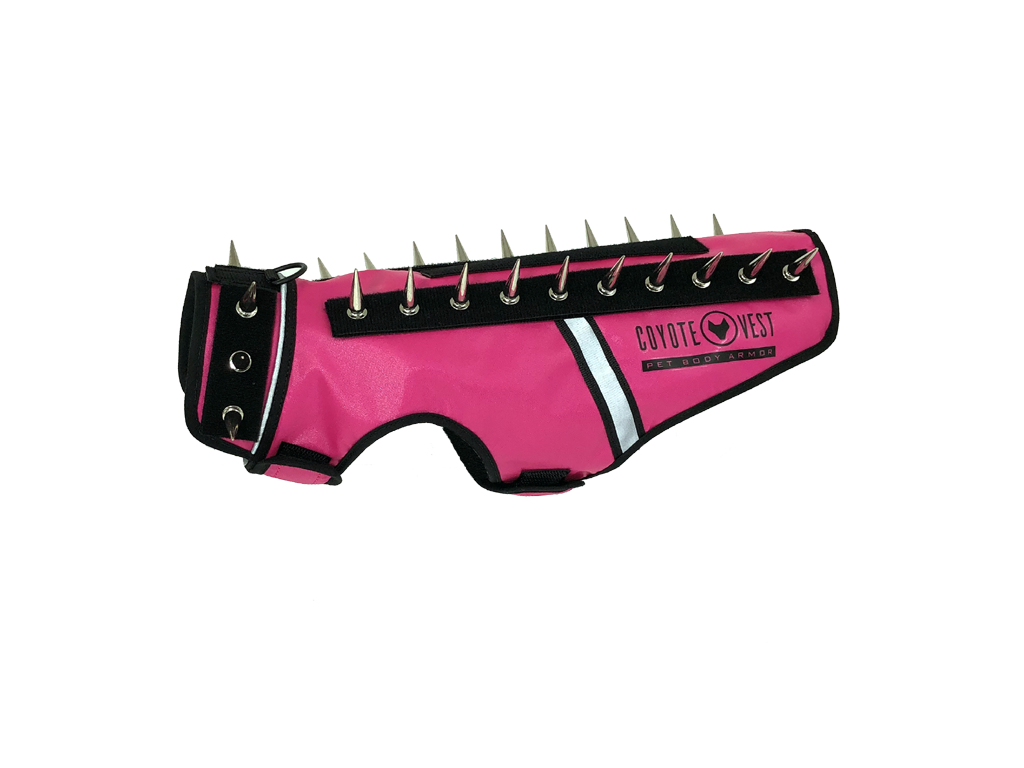 SpikeVest for Cats Extra Small Neon Pink