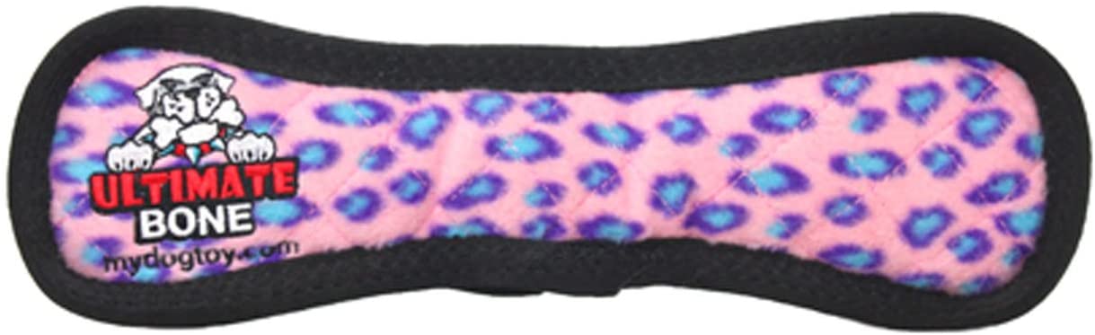 Tuffy Ultimate Bone Dog Toy Pink