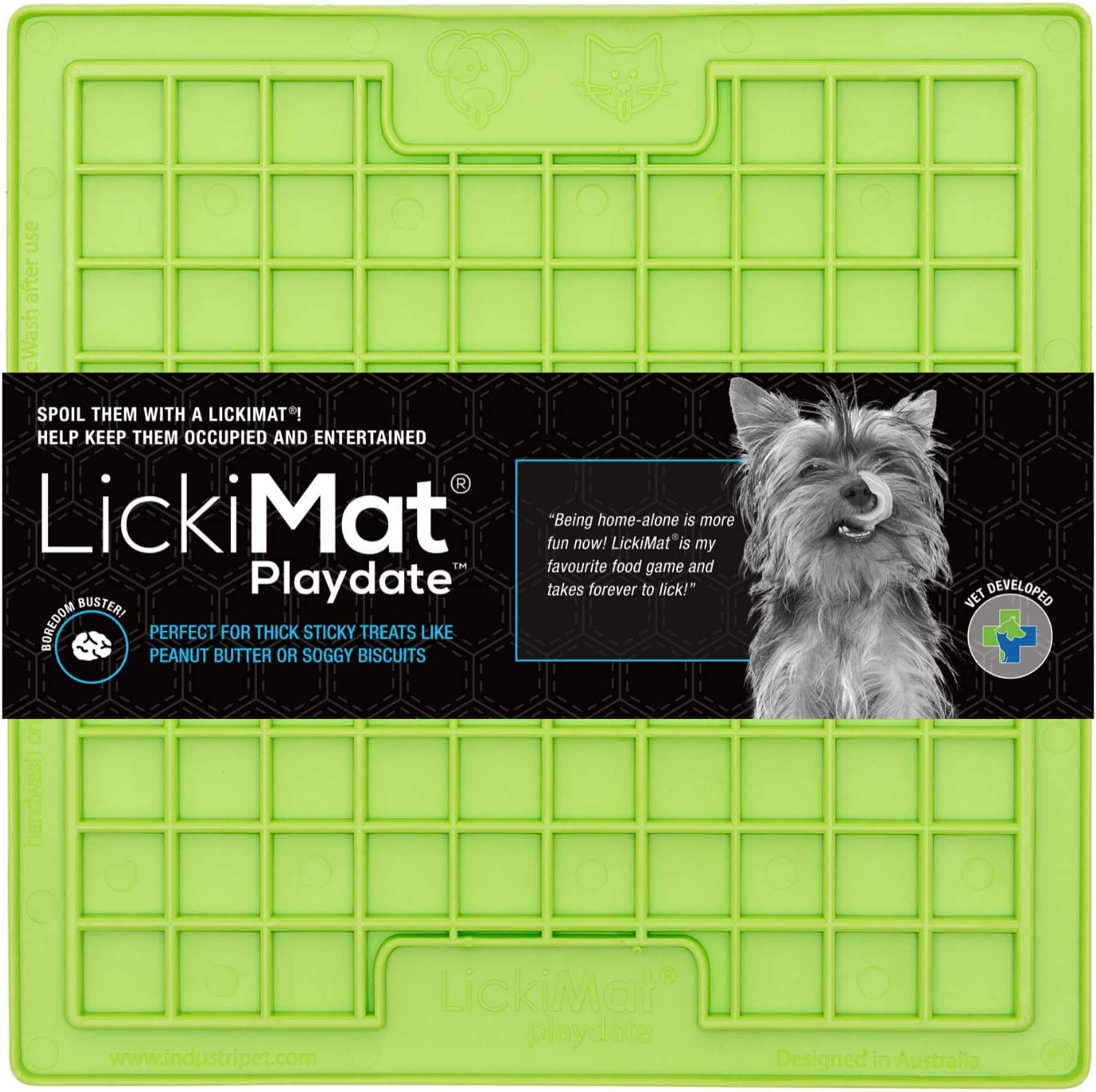 LickiMat Playdate - Assorted Colors Green