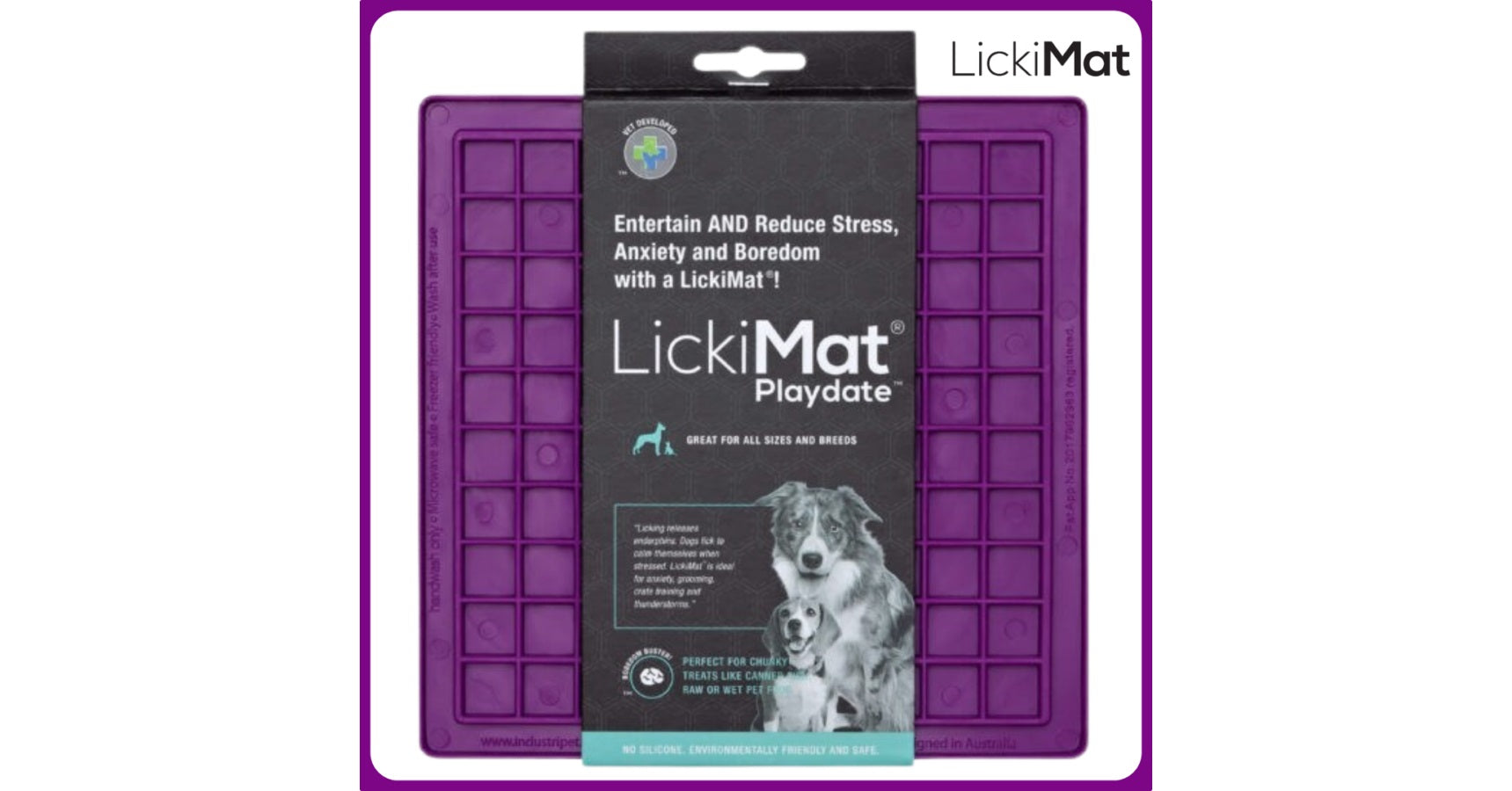 LickiMat Playdate - Assorted Colors Purple