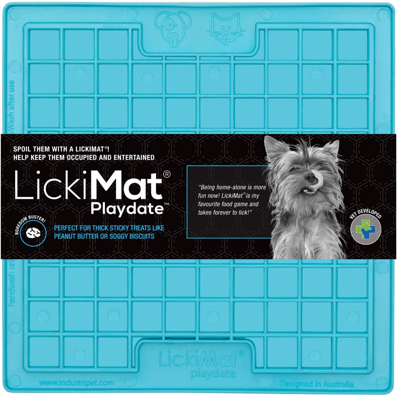 LickiMat Playdate - Assorted Colors Turquoise