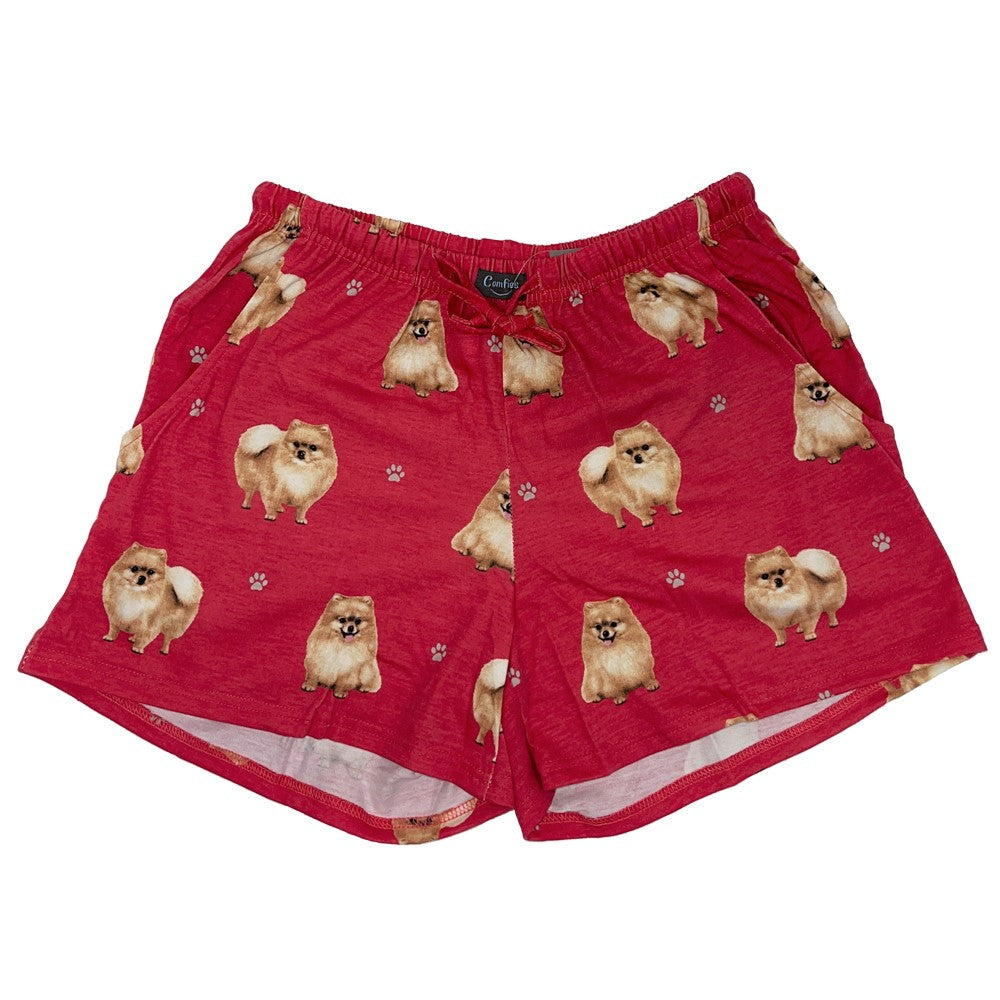 Pomeranian Pajama Shorts - Soft!