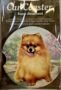 Pomeranian Car Coaster Pomeranian Sitting