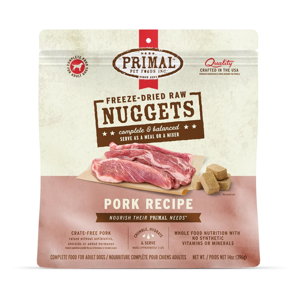 Freeze Dried Pork Dog Food by Primal