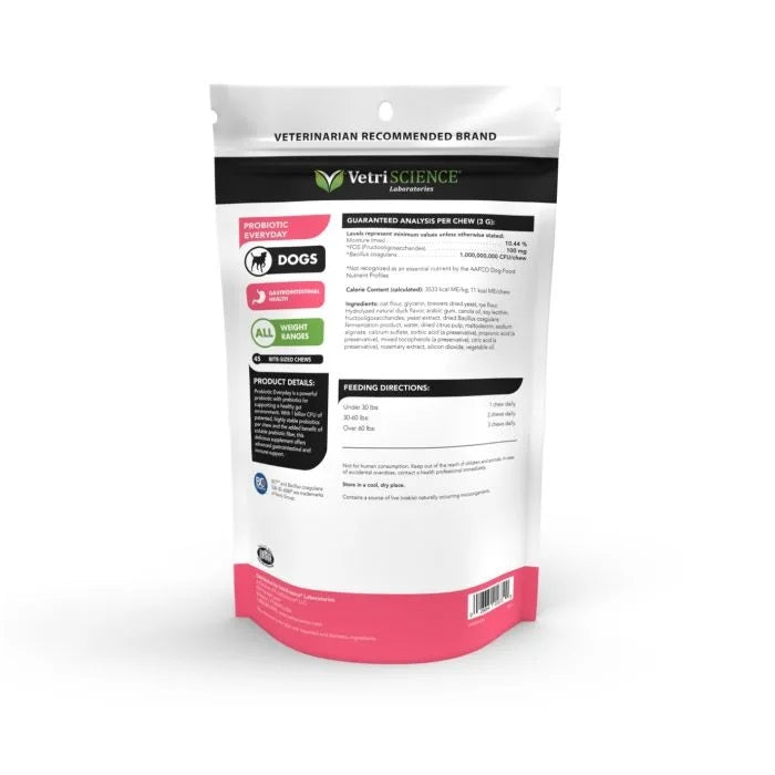 Gut Health Supplement for Dogs - Probiotic Chews