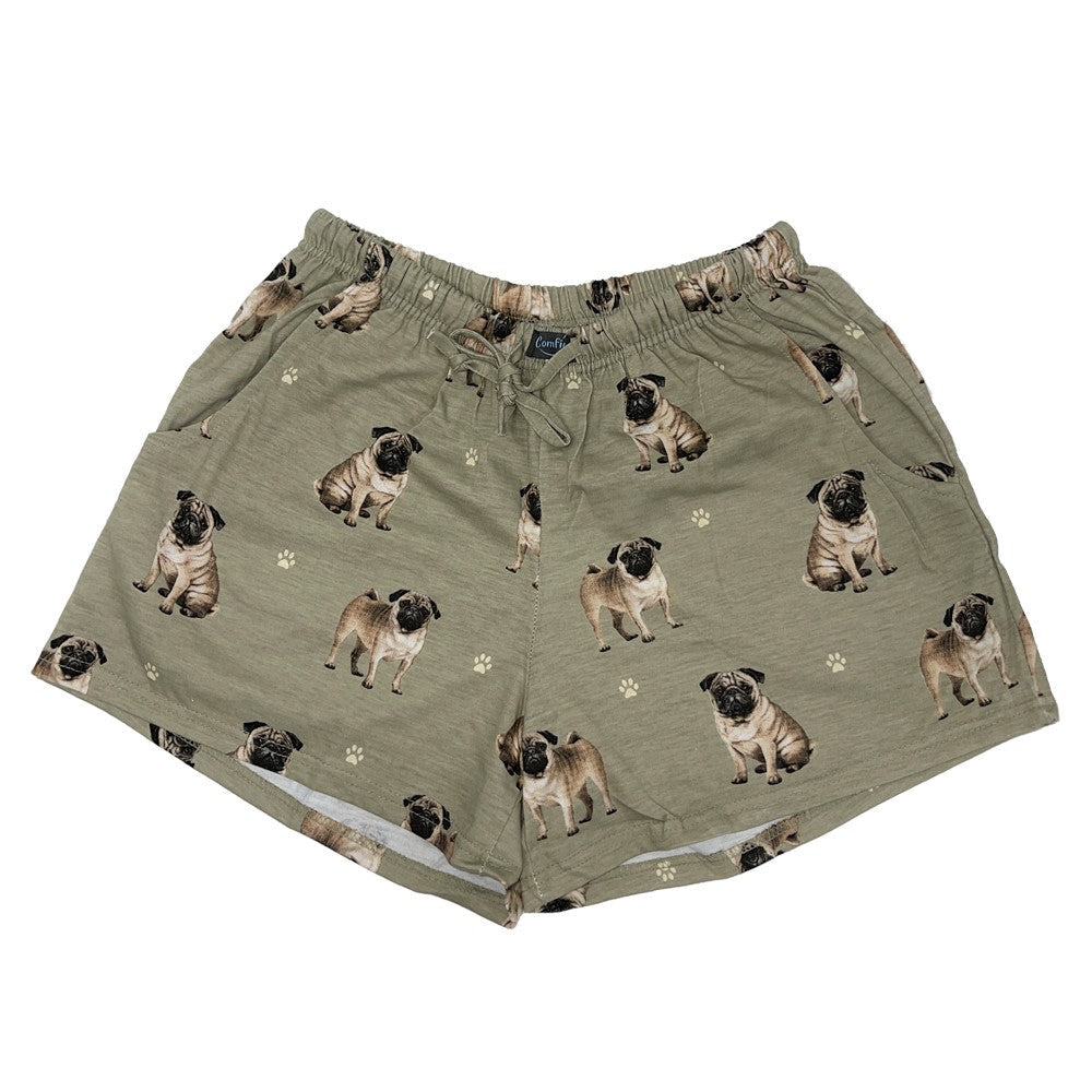 Pug Pajama Shorts - Soft!