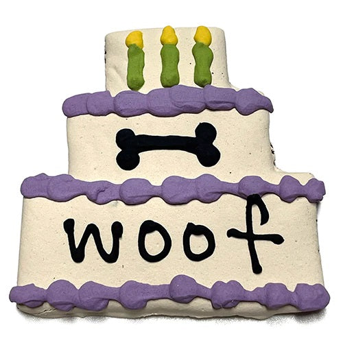 Birthday Cake Dog Treats Purple