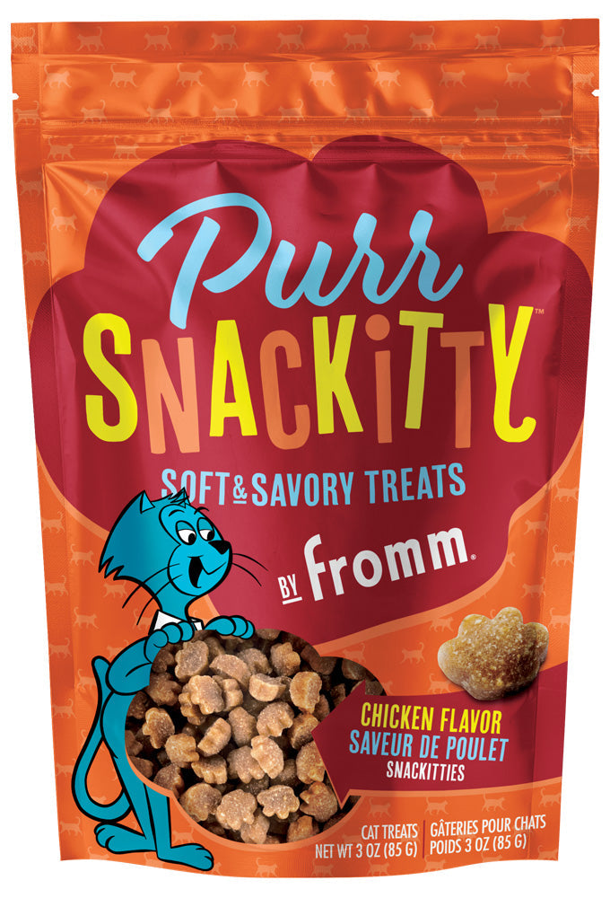 Purr Snackitty Cat Treats by Fromm Chicken Flavor