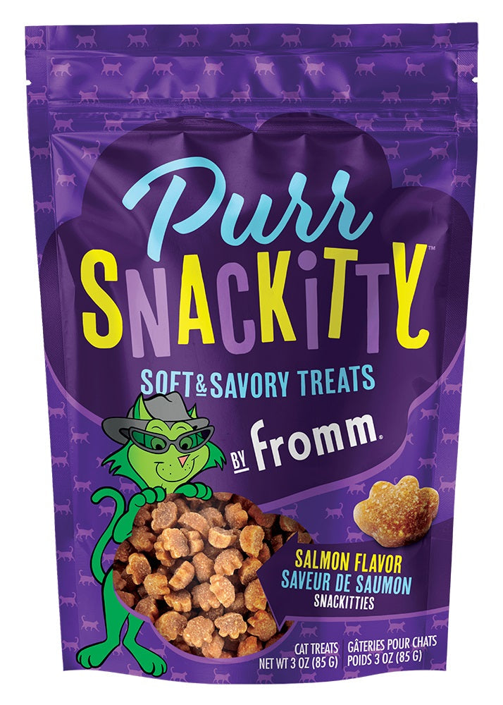 Purr Snackitty Cat Treats by Fromm Salmon Flavor