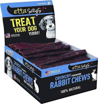 Rabbit Chews Dog Treat by Etta Says! Rabbit