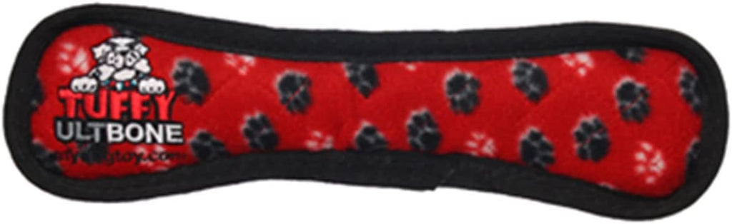 Tuffy Ultimate Bone Dog Toy Red