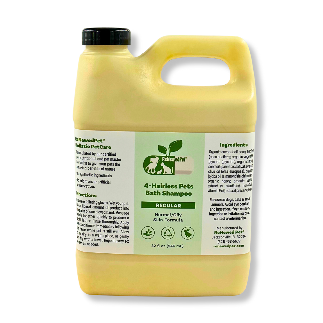 4-HAIRLESS PETS PETS REGULAR SHAMPOO EXTRA LARGE 32 OZ. ($3.62 oz.)