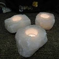 Rock Crystal Tea Light Holder, Large