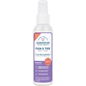 Wondercide Rosemary Natural Flea & Tick Spray for Pets + Home 4 oz