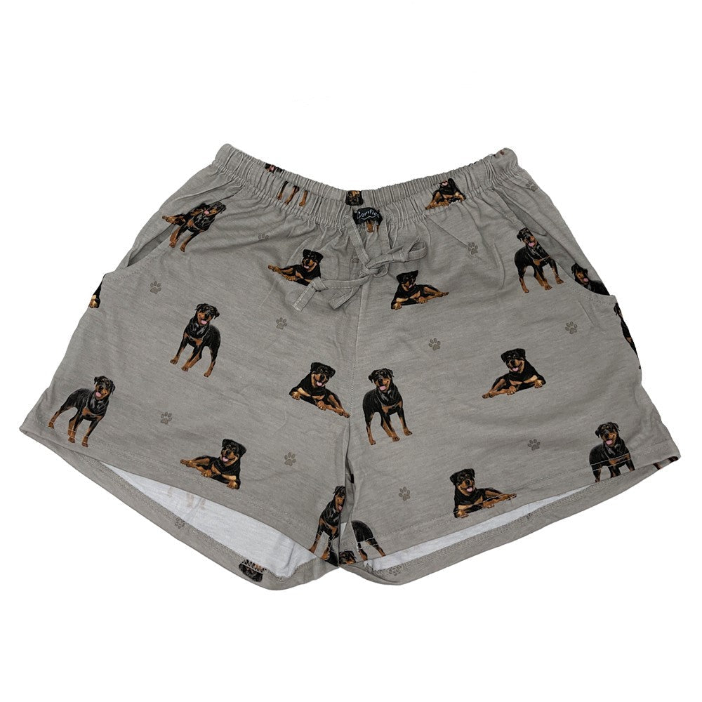 Rottweiler Pajama Shorts - Soft!