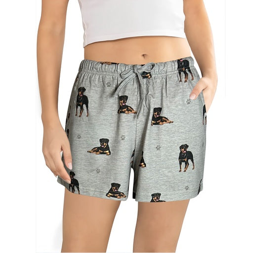 Rottweiler Pajama Shorts - Soft!