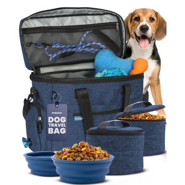 The Original Doggy Bag™ Dog Travel Bag for Supplies Navy