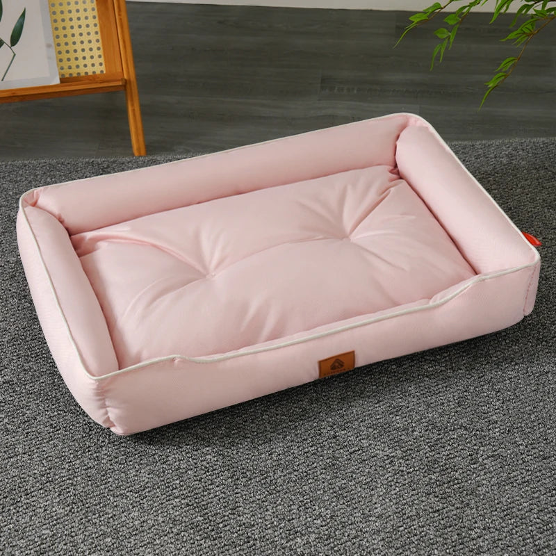 Waterproof 600D Oxford Dog Bed – Thick PP Cotton, Bite-Resistant Pet Mat for All Seasons 7 China Mainland