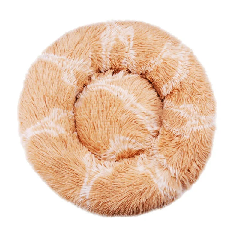 Calming Plush Pet Bed for Dogs & Cats - Corduroy Fleece Bolster, Non-Slip Waterproof Bottom, Multiple Sizes (15.7–35.4 in / 40–90 cm) 12