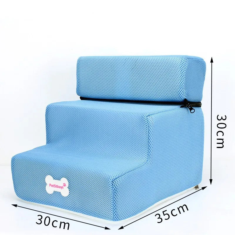 3-Step Pet Stairs for Small Dogs and Cats - Removable Washable Non-Slip Ramp Ladder three floors 13 China Mainland