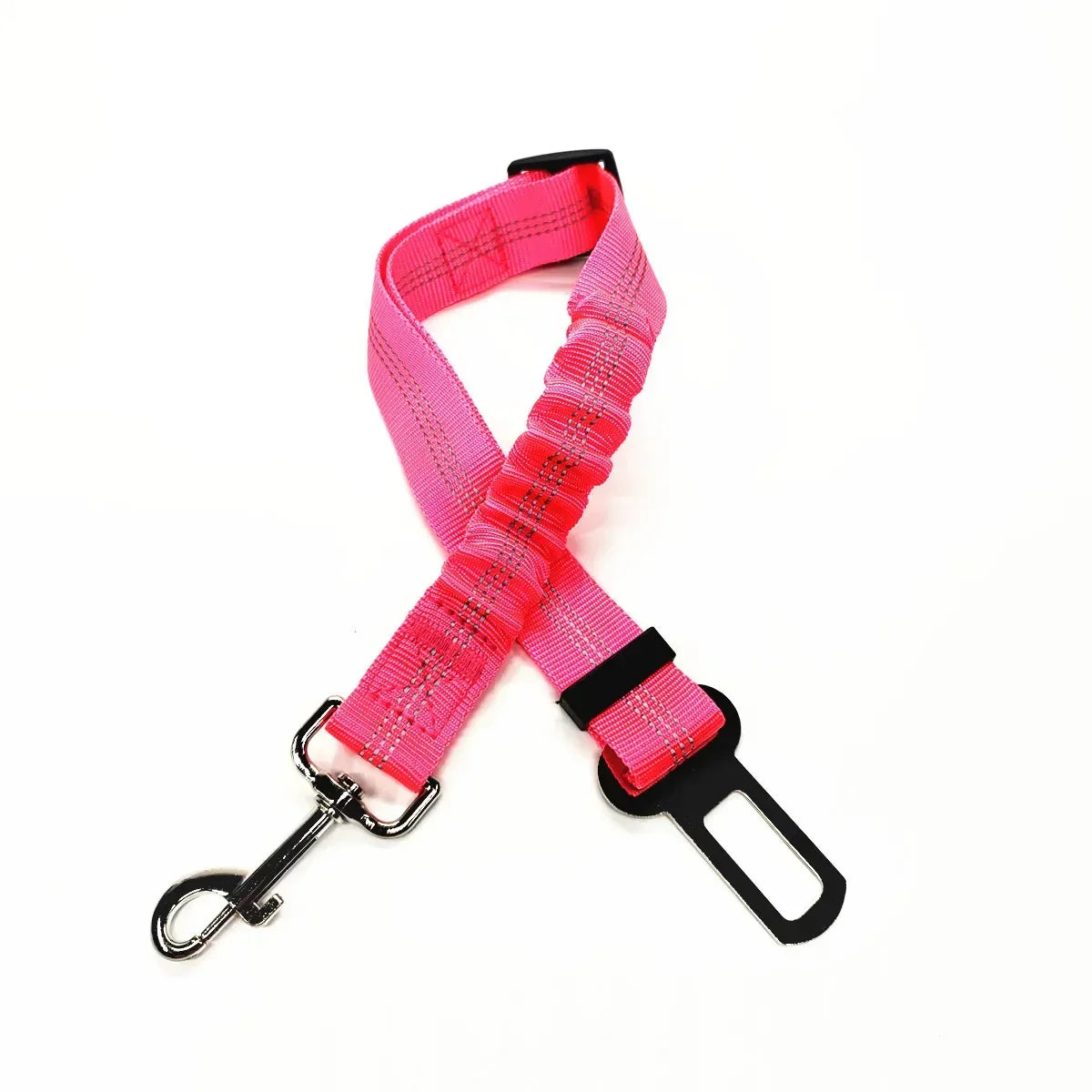 Dog Seat Belt | Quick Release Pet Safety Belt for Car Travel 46-Rose