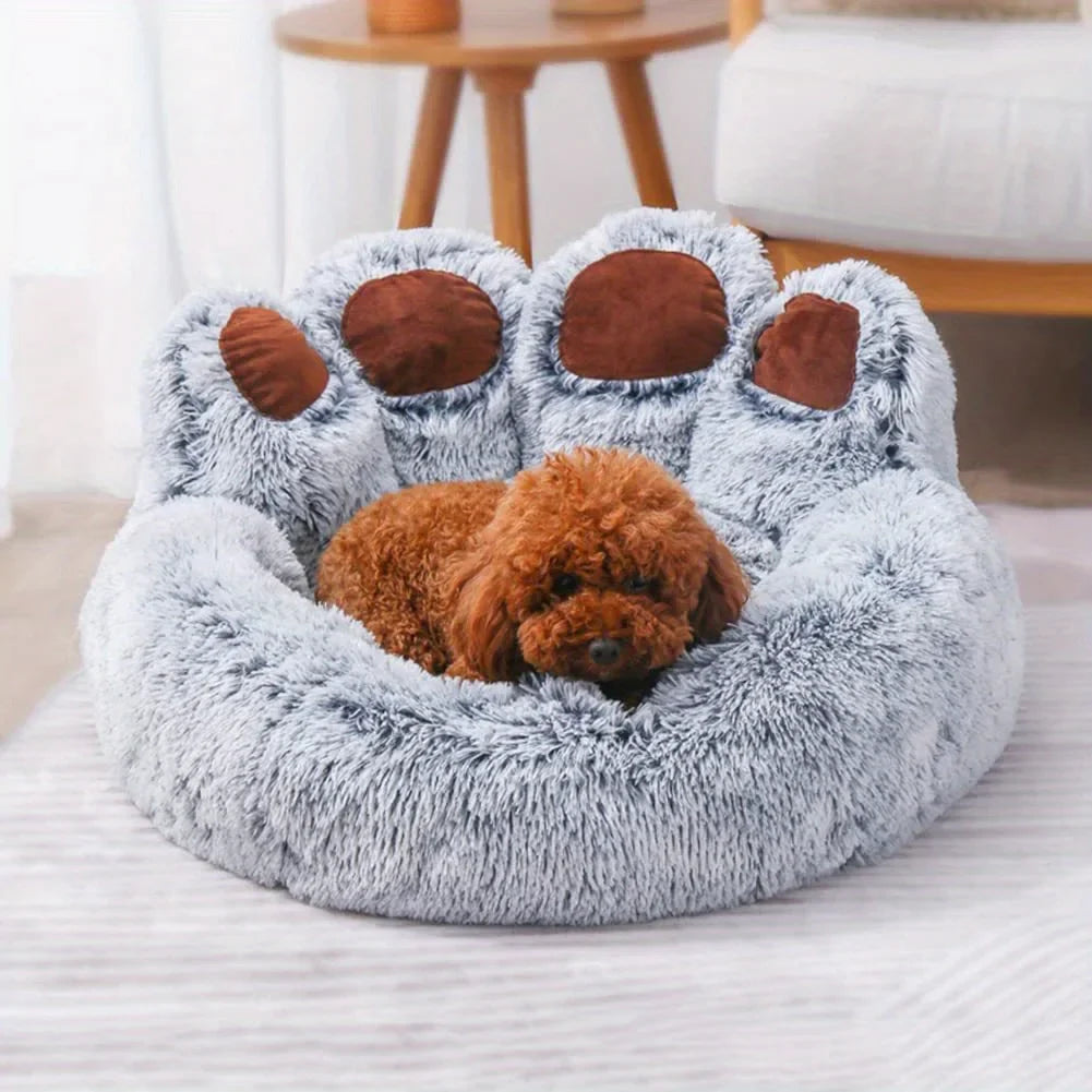 Breathable Washable Dog Bed – Solid Pet Cushion for Dogs Grey