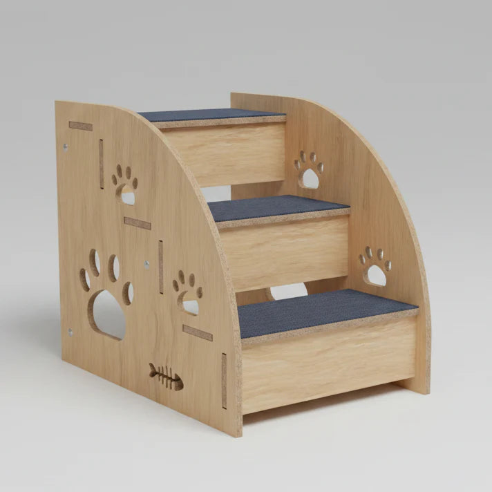 Detachable Dog Ladder Ramp – Non-Slip Steps for Small to Medium Dogs Three