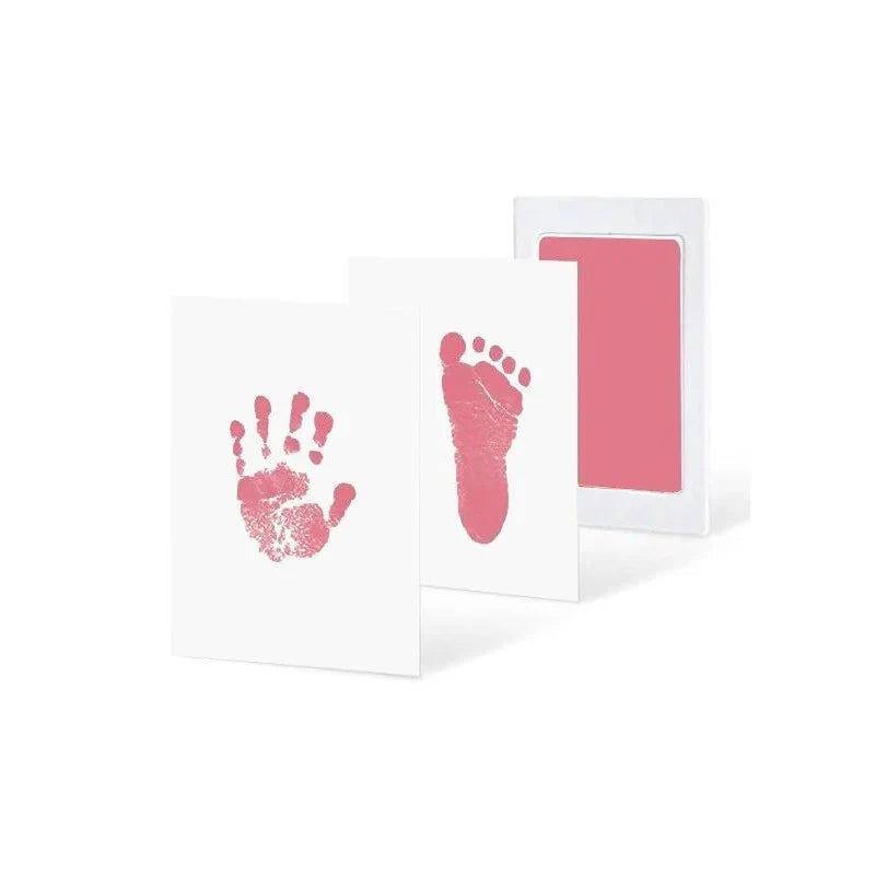 Pet Handprint Footprint Kit | No Touch Ink Pad for Cat Dog Paw Print Keepsake Pink
