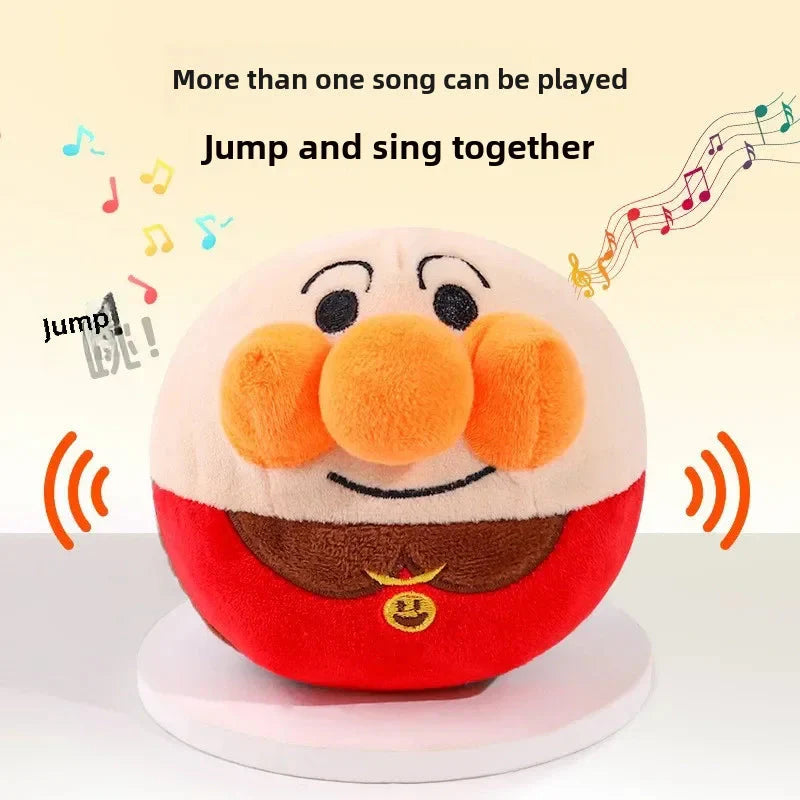 New Dog Toys Interactive Puzzle Electric Plush Jumping Ball USB Rechargeable Clown Cartoon Dog Training Toy Piggy Pet Product