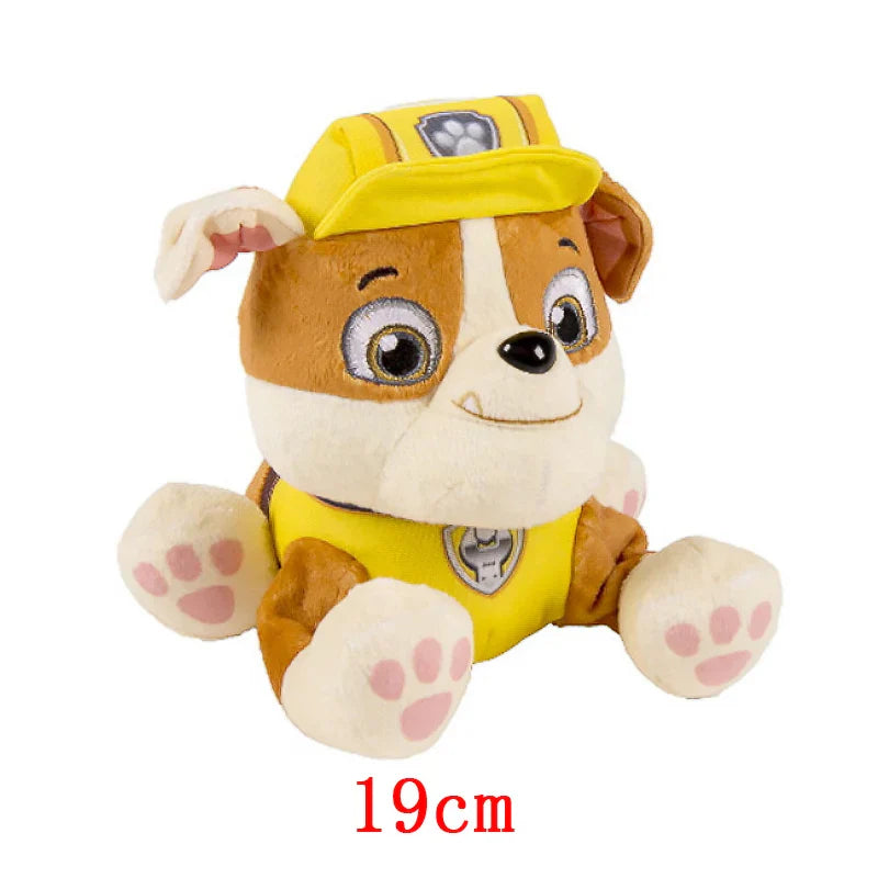 7.5 in (19 cm) Plush Rescue Puppy Toy — Everest & Friends Soft Stuffed Dog for Kids Rubble 19cm