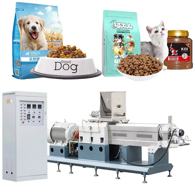 Custom Full Automatic Pet Food Manufacturing Machinery Dog Feed Production Line Automatic Cat Food Making Machine Customized Machine