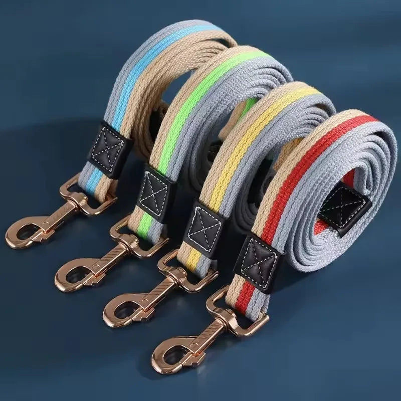 1/2PCS Pet Canvas Leash Leash Leash Dog Walking Leash Dog Chain Dog Leash Dog Leash Dog Training Leash
