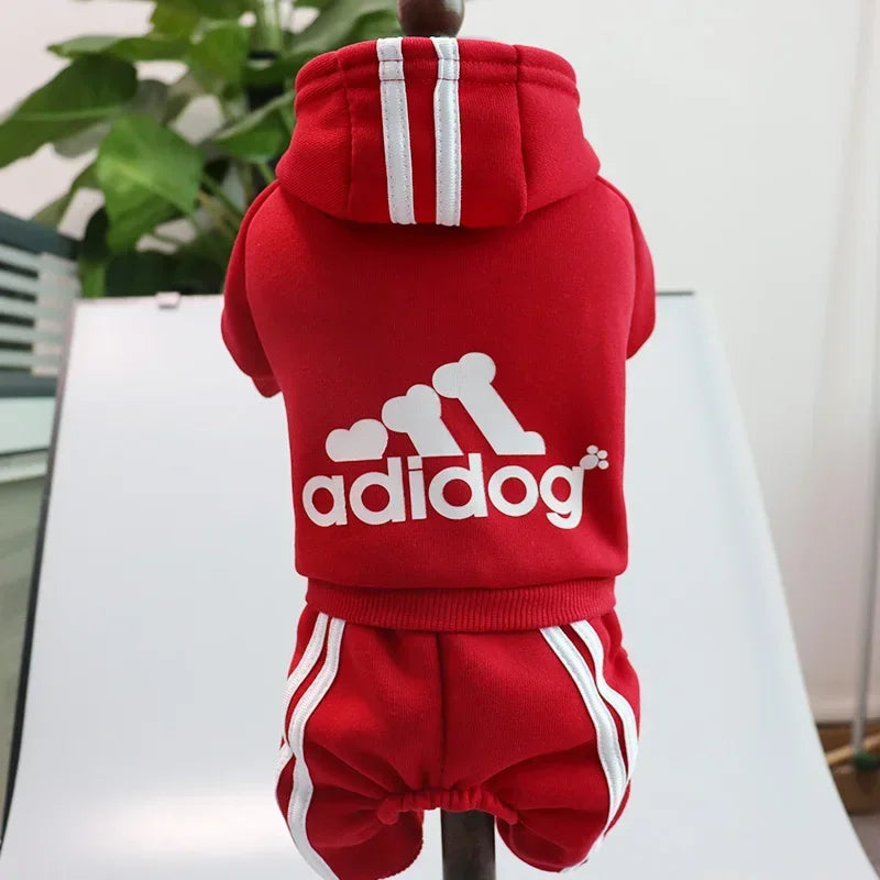 French Bulldog Puppy Costume Jumpsuit for Small and Medium Dogs, Chihuahua Pug Dog Clothes Red