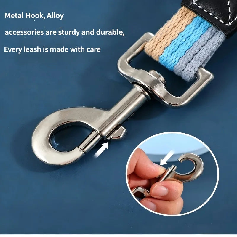 1/2PCS Pet Canvas Leash Leash Leash Dog Walking Leash Dog Chain Dog Leash Dog Leash Dog Training Leash