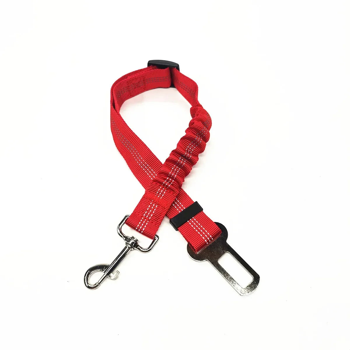 Dog Seat Belt | Quick Release Pet Safety Belt for Car Travel 46-Red