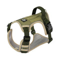 Pet Dog Tactical Harness Reflective For Medium Large Dogs Vest Adjustable Reflective Big Dog Harnesses Pet Accessoires Supplies Green