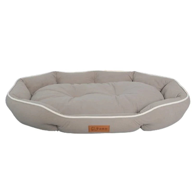 Large Dog Bed Waterproof Dog Bed for Big Dogs Summer Cooling Cat Bed Soft Sleeping Pet Mat All Seasons Puppy Mat for Chihuahua Oval Brown
