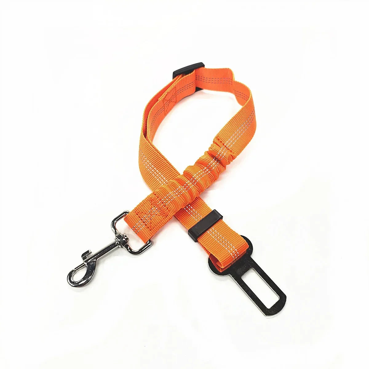 Dog Seat Belt | Quick Release Pet Safety Belt for Car Travel 46- Orange