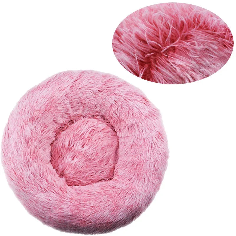 Calming Plush Pet Bed for Dogs & Cats - Corduroy Fleece Bolster, Non-Slip Waterproof Bottom, Multiple Sizes (15.7–35.4 in / 40–90 cm) 9