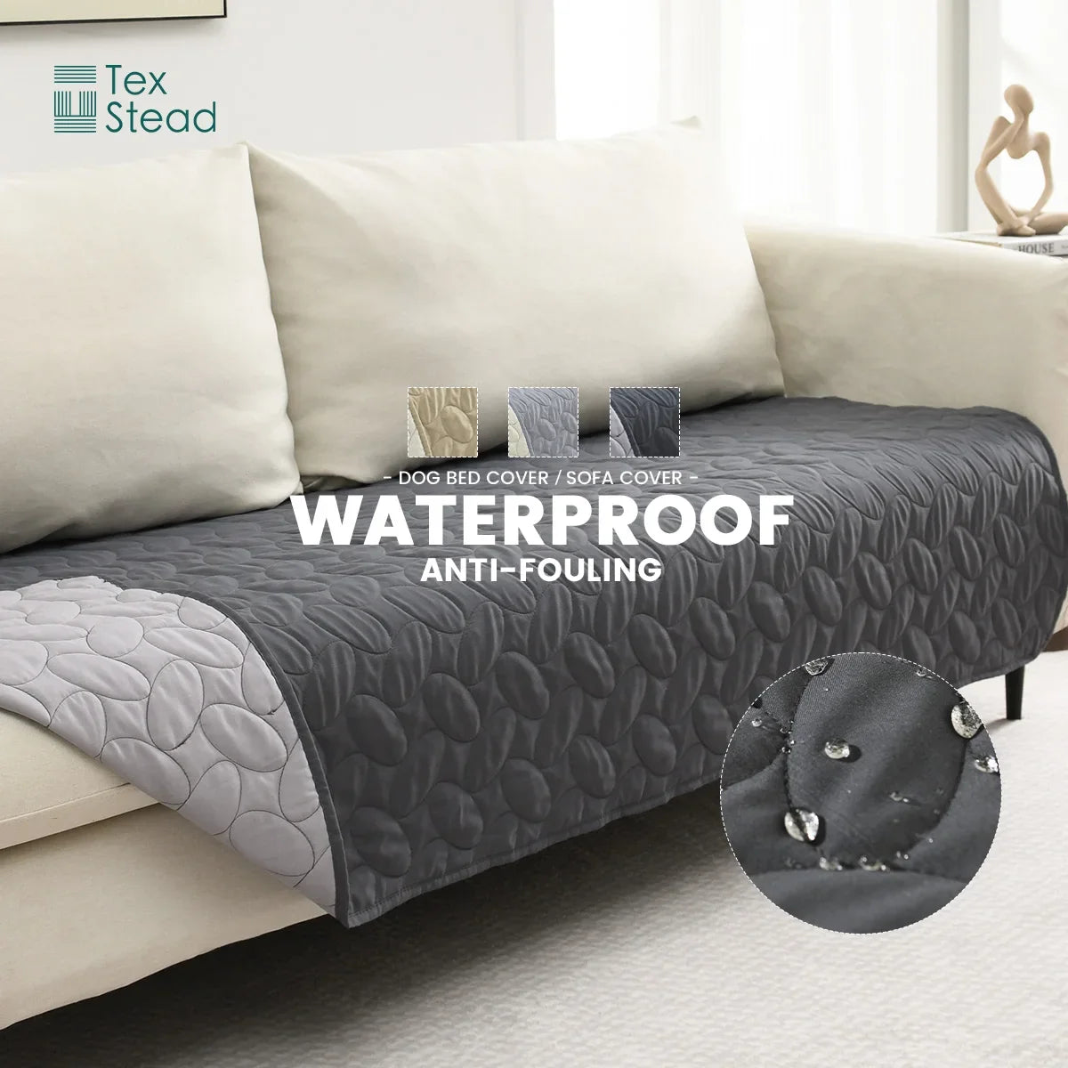 Waterproof Dog Bed Blanket Sofa Cover Pet Blanket for Furniture Bed Couch - Easy to Clean Dog Bed Cover