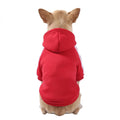 Sport Dog Clothes for Small Medium Big Large Dogs Cotton Hoodie Sweatshirt Hot Selling Warm Two-Legged Pet Outfit red