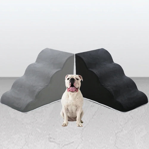 2/3/4-Step Pet Ramp & Ladder for Dogs and Cats – Non-Slip Removable Sofa Bed Stairs