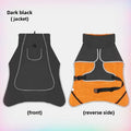 Dog Clothes Outdoor Jacket Outfit Waterproof Rainproof Clothing Coat Pet Outdoor Rain Dual Use Cloth Large Dog Pet Wind Clothes black