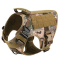Large Dog Harness Pet German Shepherd Training Vest Tactical Medium Dog Harnesses Hunting For Dogs Accessories Camouflage