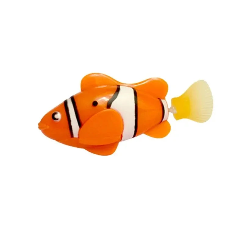 Cat Toy LED Inductive Interactive Swimming Robot Fish Toys Glowing Electric Fishs Stimulate Kitten Hunting Instinct Pet Products Fish H