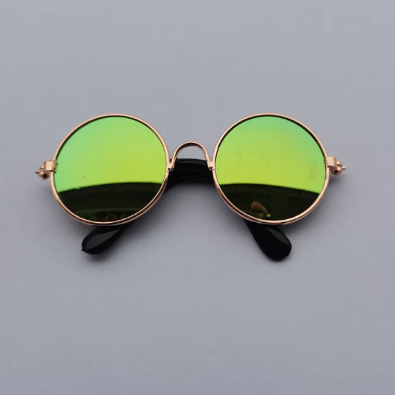 Non-Slip Pet Sunglasses for Cats and Small Dogs, Cute Cat Glasses Cosplay Photo Props Style 6 M