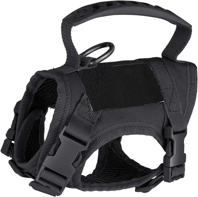 Tactical Harness Vest Dog Harness Leash Set for Small Dogs Training Easy Control Vest Pet Chest Strap Accessories for Puppy Cat K